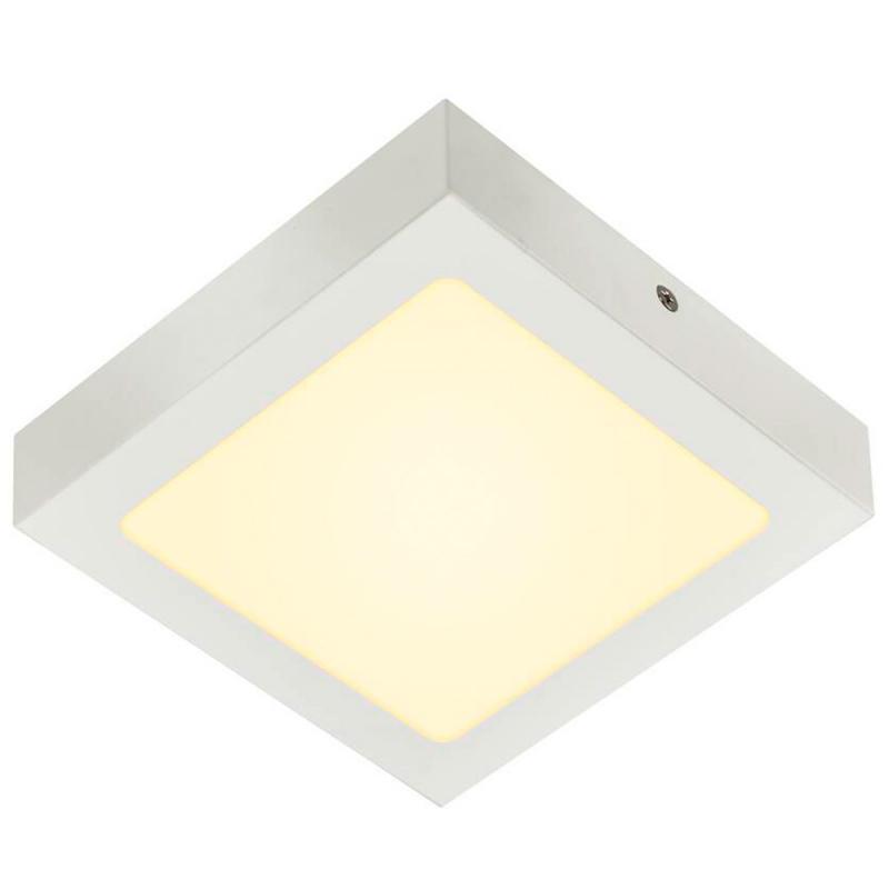 SLV 1003018 SENSER 18 LED Deckenaufbauleuchte 12W eckig weiß